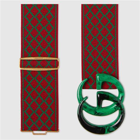 gucci print elastic belt|gucci elastic belts women's.